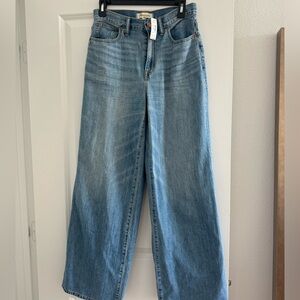 Madewell super wide leg jeans
